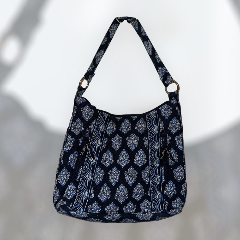 Vera Bradley Blue Patterned Women's Bag 13 x 10 - Picture 1 of 5